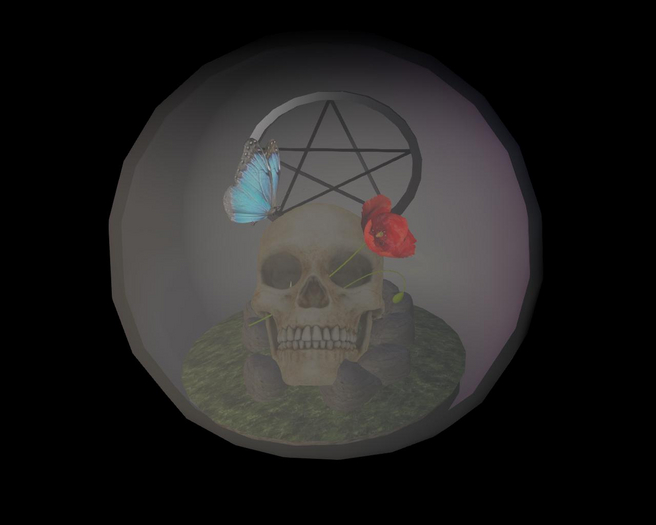 Vixen Skull Butterfly/flower(ADD)