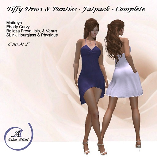 AA - The Tiffy Dress & Panties - Fatpack Complete