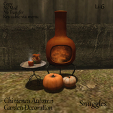Chimenea Autumn Garden Decoration By Snuggles