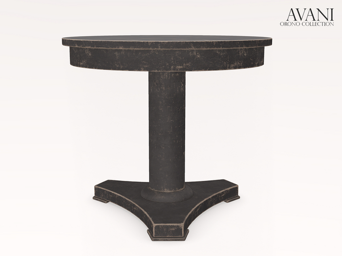 Avani Orono Collection Painted Side Table, Charcoal