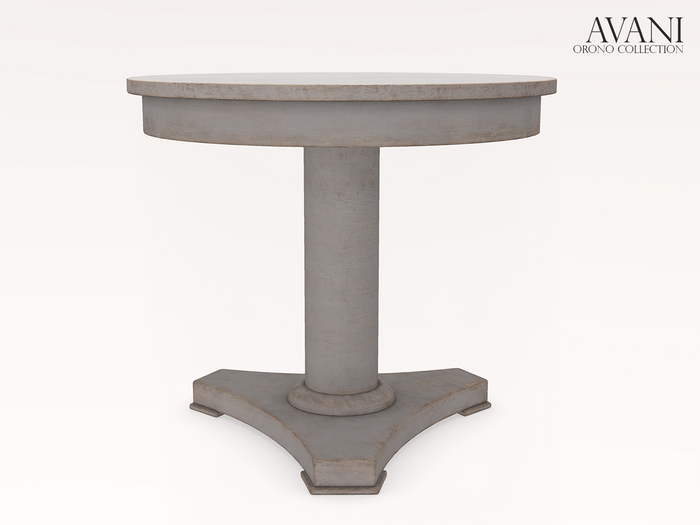 Avani Orono Collection Painted Side Table, Dove