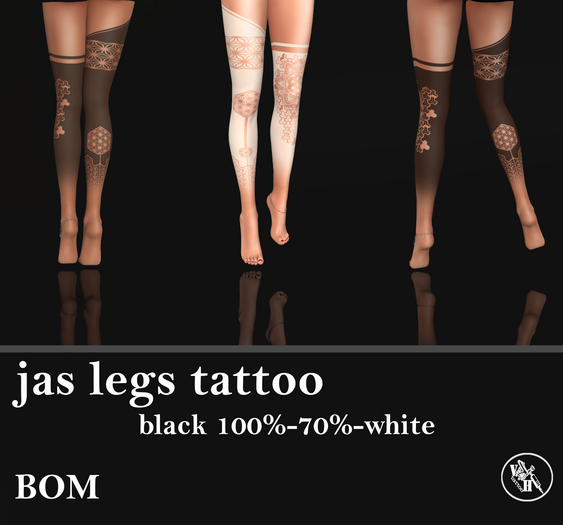 JAS legs tattoo/