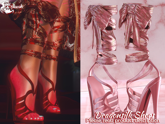 Eliavah ~ Dragonsilk Shoes [ROSEGOLD]