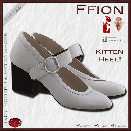 Lindy Ffion WhiteSuede