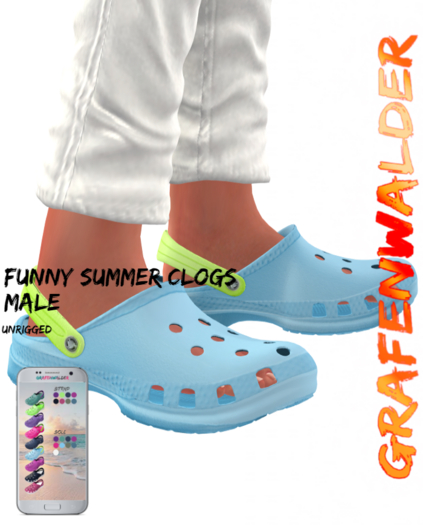 GW - Funny Summer Clogs Male (unrigged)