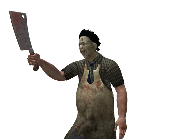 BOX ESTATUA LOCO MOTOSIERRA HACHA CARNICERO XXI