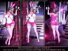 *Playboy Cocktail Bunny Costume,Halloween costume,All Included