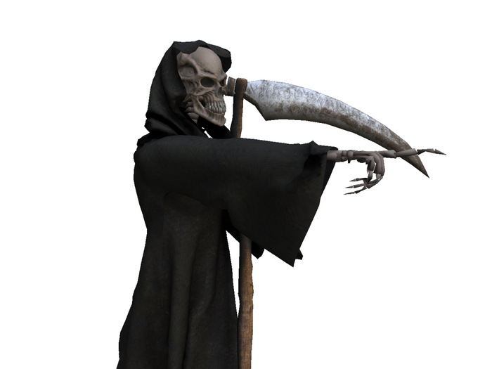 BOX  ESTATUE DEATH POINTS YOU 666 XXI