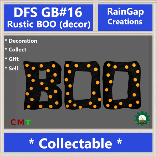 DFS GB#16 Rustic BOO (decor)