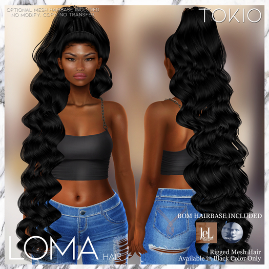 TOKIO Hair - Loma Alpha Hair - Ponytail Black