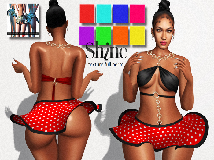 AJ   #SHINE_ SKIRT VELUSKA _TEXTURE FULL PERM