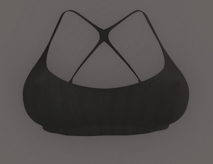 Vladi Inc - Mini Tank - Black Ribbed