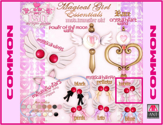 .tsg. Mystical Hairpin - White