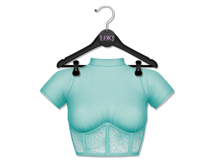 Loki - Webby Corset Top - Mint