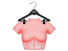 Loki - Webby Corset Top - Peach