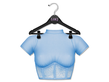 Loki - Webby Corset Top - Sky