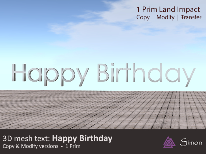 Happy Birthday sign