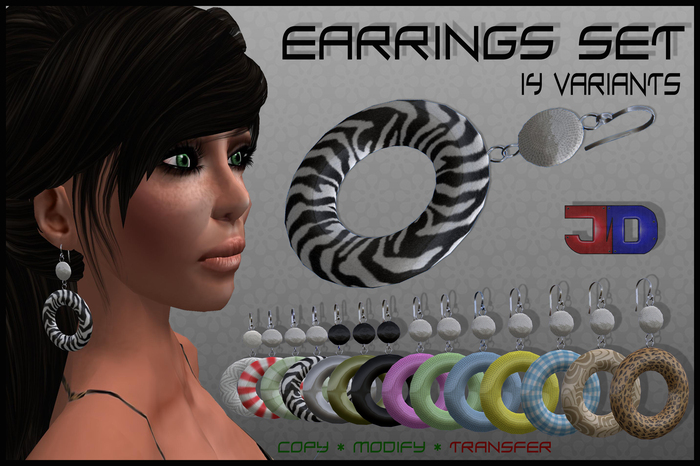 *JD* new earrings set