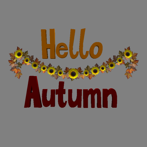 Sunflower Multicolor Hello Autumn Mesh Yard Sign