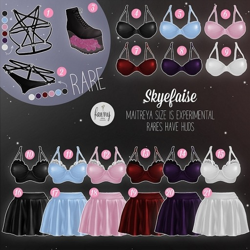 Fawny - Skyefaise.Bottom - RARE - white complete
