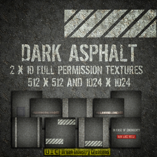 UIC Dark Asphalt  Texture Set