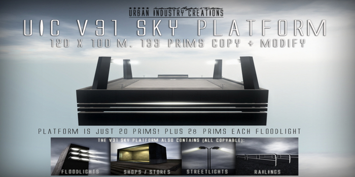 UIC Sky Platform 120 x 100 Meters - SET 