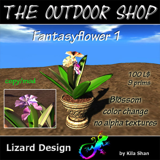 Fantasyflower 1, color change, no alpha textures
