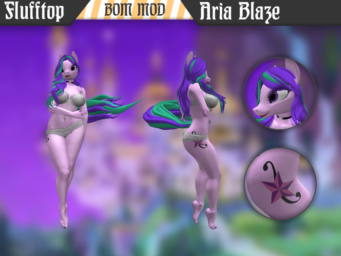 [FLUFFTOP] Pony mod: Aria Blaze BOM