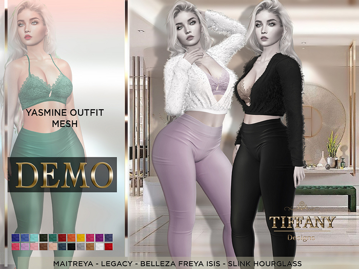 ::TD:: Yasmine Outfit {Mesh} DEMO