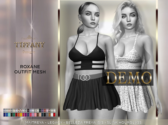 ::TD:: Roxane Outfit {Mesh} DEMO