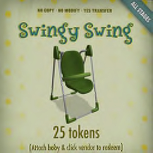 [Zooby Legacy Baby] Zooby Token Toys - Zooby Swing Tree Green