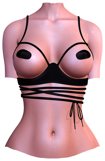 Limited Addiction - Babydoll Top Black