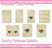 7 Country Farmhouse Cabinets Textures Shabby Chic Style