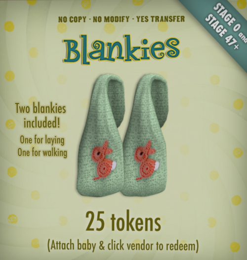 [Zooby Legacy Baby] Zooby Token Toys - Smart Toy Blanket Light Green