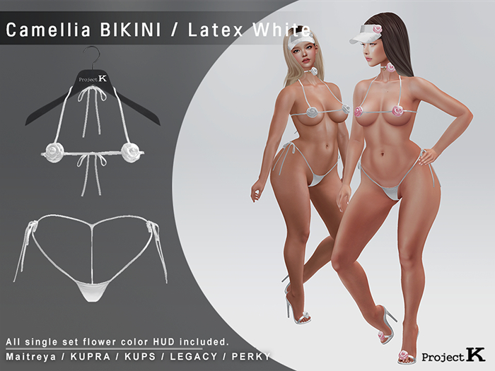 Project K / Camellia BIKINI / L White