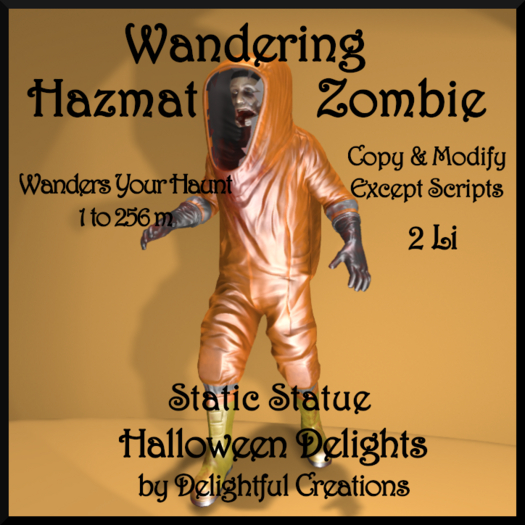 Wandering Hazmat Zombie