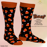 UNISEX - Candy Corn Mesh Socks (Boxed)