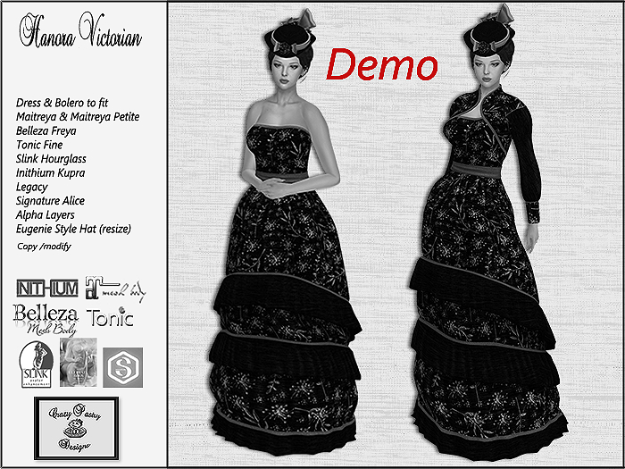 Crazy Pastry Designs Hanora Victorian - DEMO