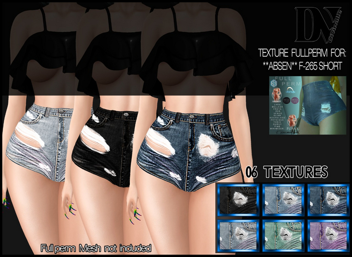 DV- ABSEN F-265 SHORT - TEXTURES