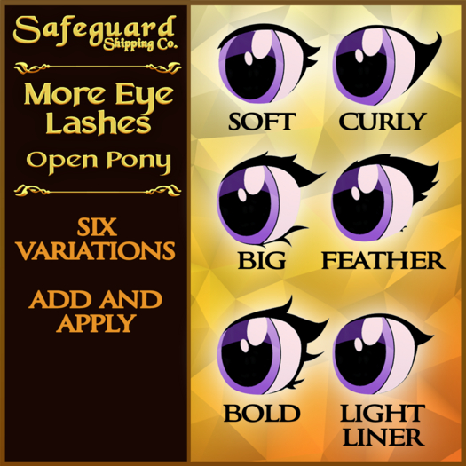 [SG] More Lashes - Open Pony