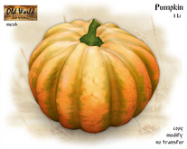 Pumpkin v7 - Old World - Garden / Halloween Decorations
