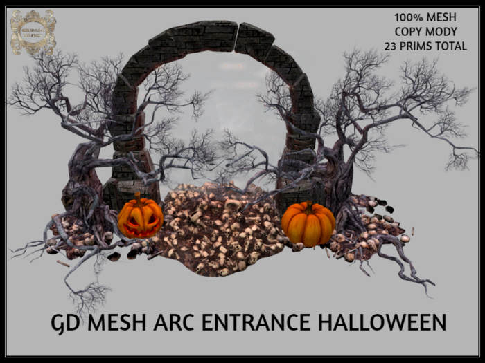 GD MESH ARC ENTRANCE HALLOWEEN