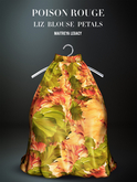 POISON ROUGE Liz Blouse Petals