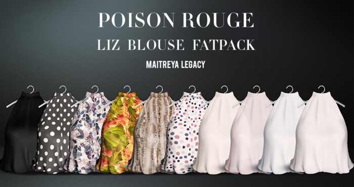 POISON ROUGE Liz Blouse FATPACK