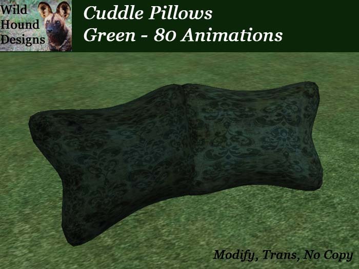 [WHD] -- Cuddle Pillows - Green - 80 Animations