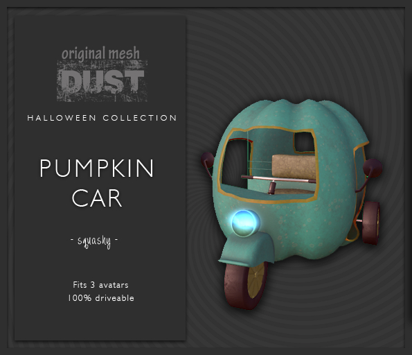DUST: pumpkin car - squashy