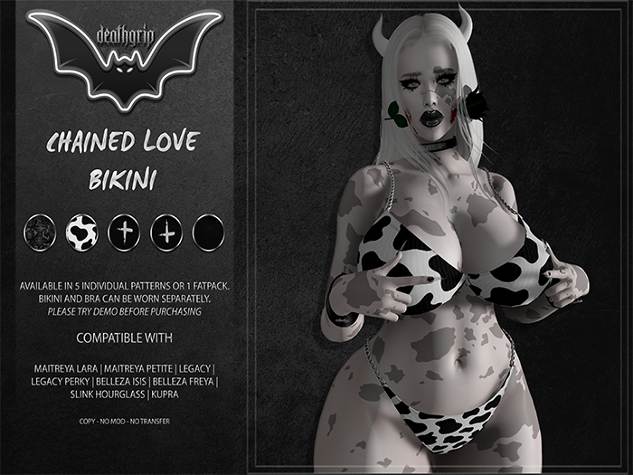 [DEATHGRIP] Chained Love Set - black