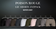 POISON ROUGE Liz Shorts FATPACK