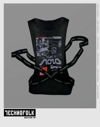 TECHNOFOLK_ADDICTION TANK TOP_003