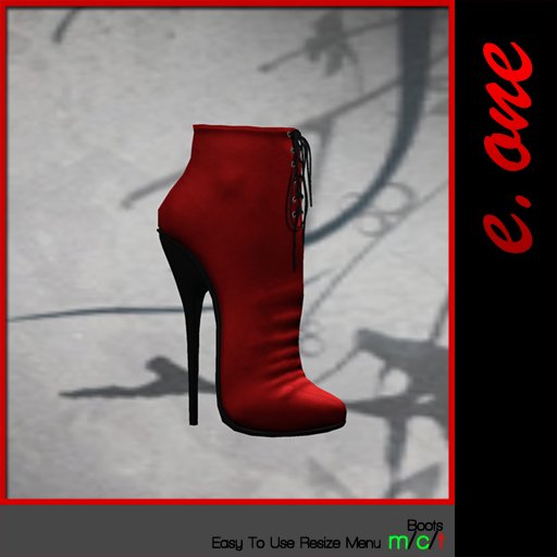 e.one Shorty Leather Red 